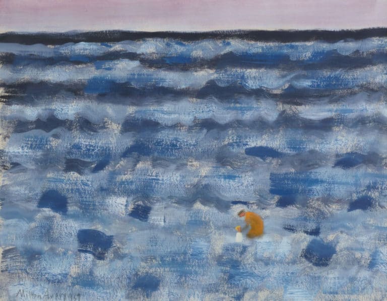 Petites figures dans une grande mer, Milton Clark Avery (1953)