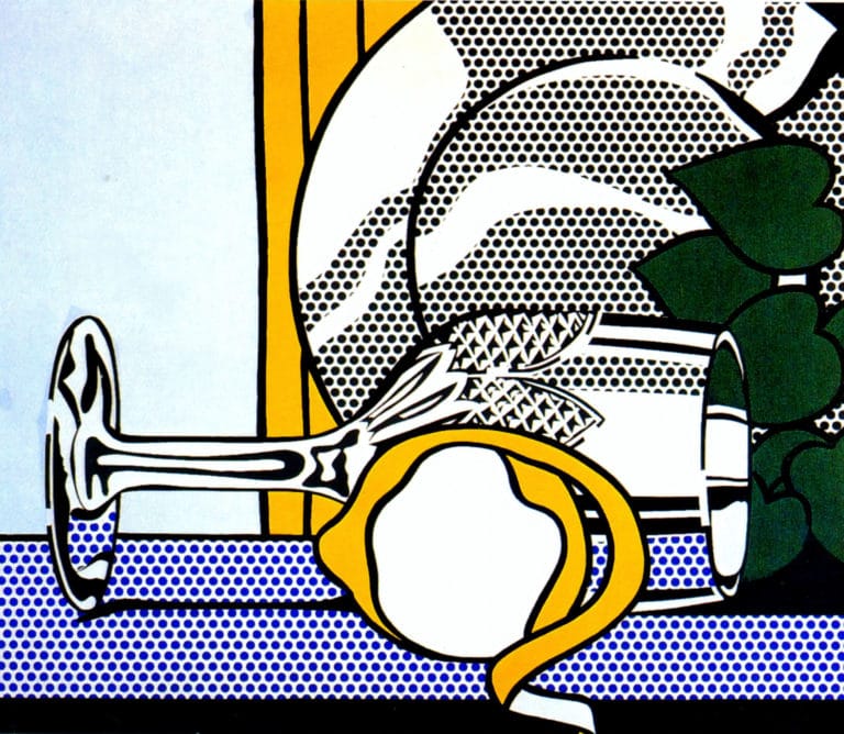Nature morte au gobelet de cristal et au citron, Roy Lichtenstein (1972)