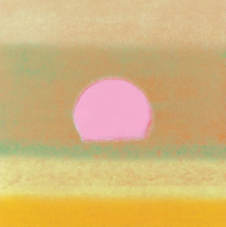 Coucher de soleil, Andy Warhol (1972)