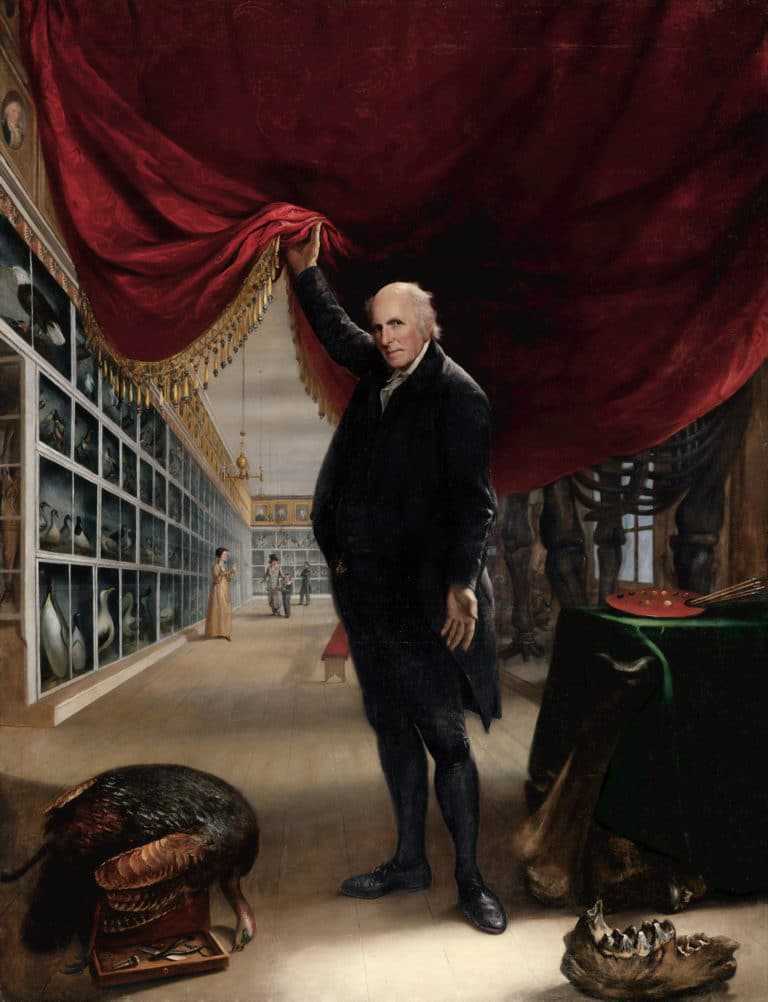L’artiste dans son musée, Charles Willson Peale (1822)