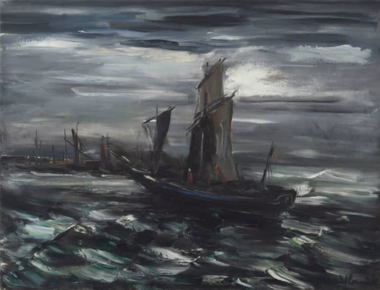 Voiliers au port, Maurice de Vlaminck (1937)