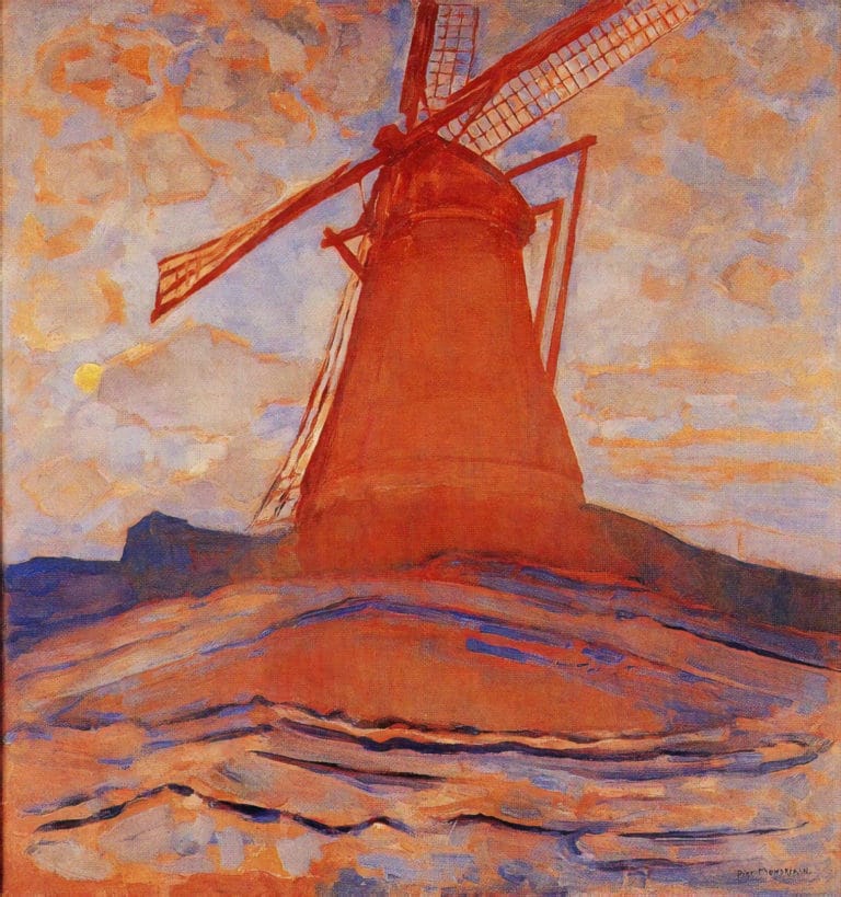 Moulin, Piet Mondrian (1917)
