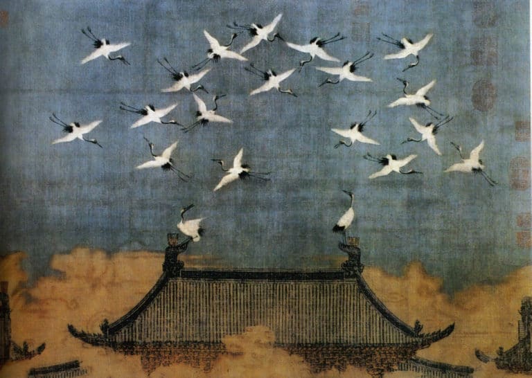 Grues de bon augure, Empereur Huizong des Song (1112)