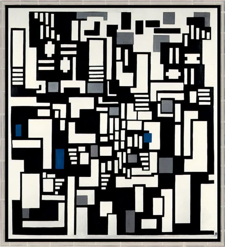 Composition IX, opus 18, Theo van Doesburg (1917)