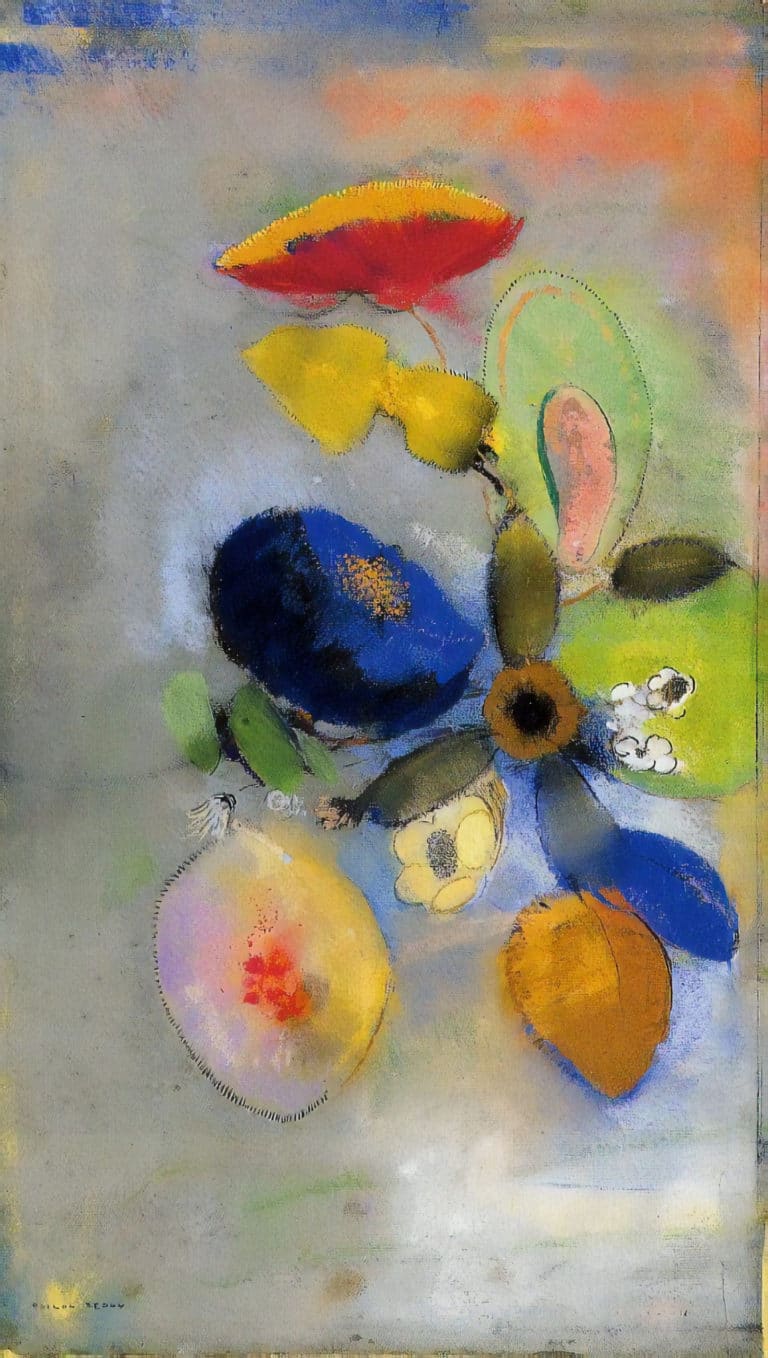 Fleurs, Odilon Redon (1908)