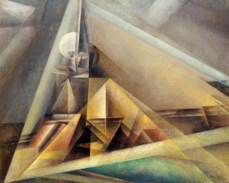 Gaberndorf I, Lyonel Feininger (1921)