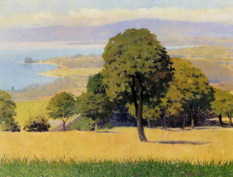 Les hauteurs de Lausanne, Félix Vallotton (1909)