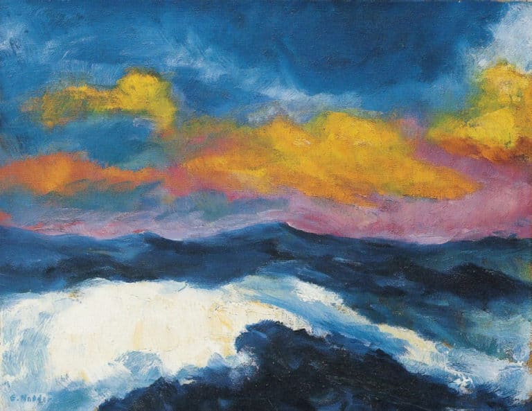 Nuages d’orage, Emil Nolde (1948)