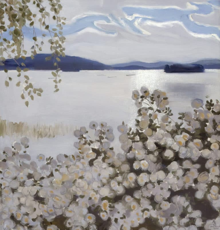 Roses blanches, Akseli Gallen-Kallela (1906)