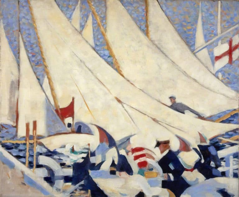 La régate, Stanley Cursiter (1913)