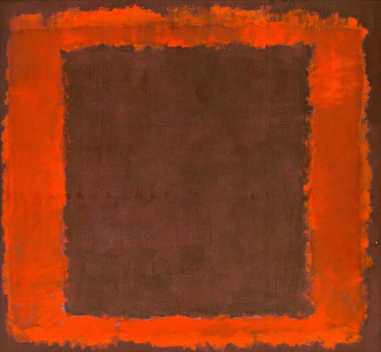 Peinture murale sans titre pour le mur du fond, Mark Rothko