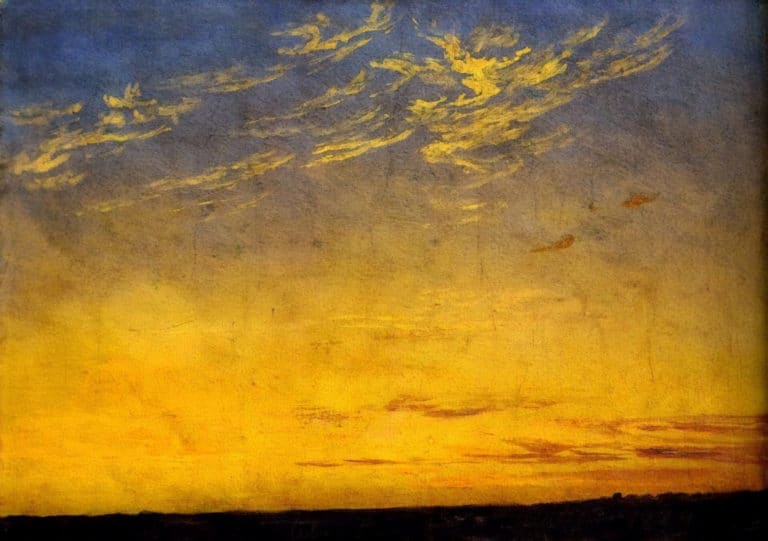 Soir, Caspar David Friedrich (1809)