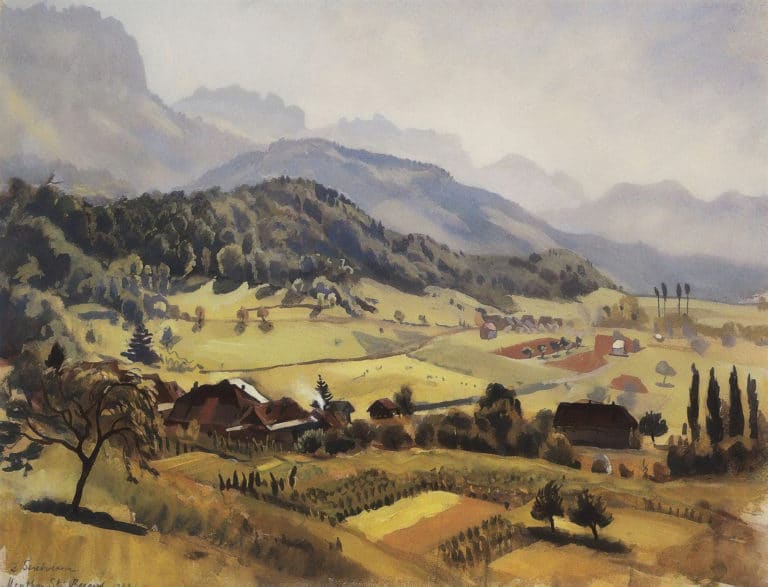 Alpes, Annecy, Zinaïda Serebriakova (1933)