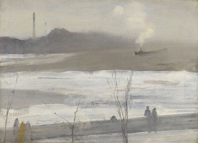 Chelsea dans la glace, James Abbott McNeill Whistler (1864)