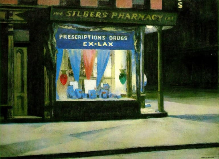 Drugstore, Edward Hopper (1927)