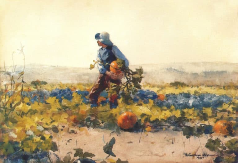 Pour être un garçon de ferme, Winslow Homer (1895)