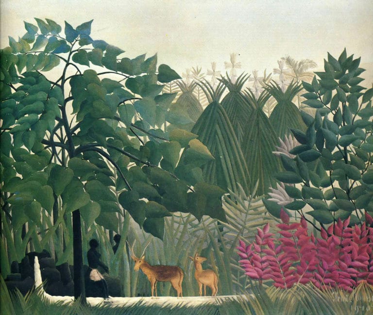 La cascade, Henri Rousseau (1910)
