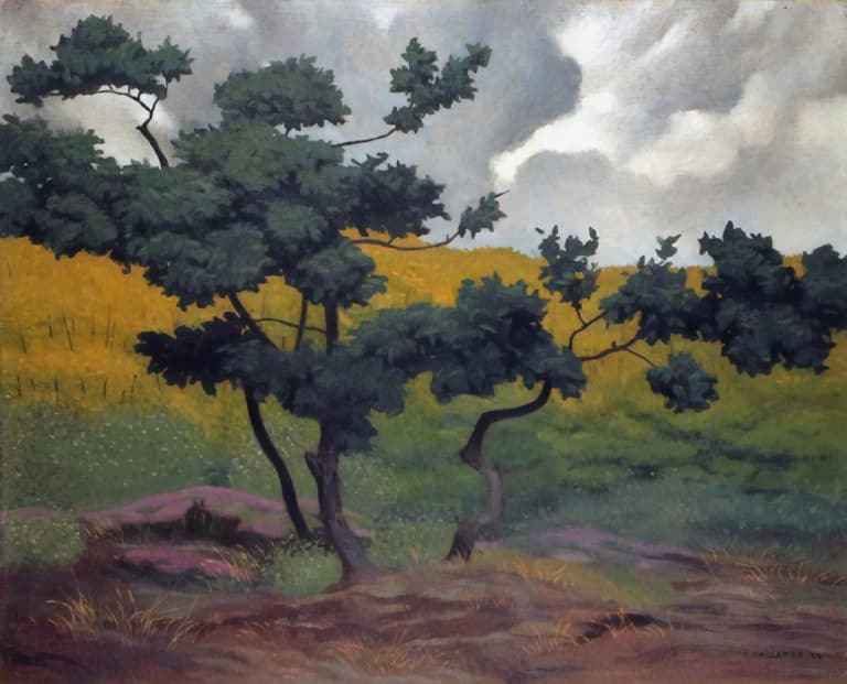 Paysage gravé sur bois, Félix Vallotton (1902)