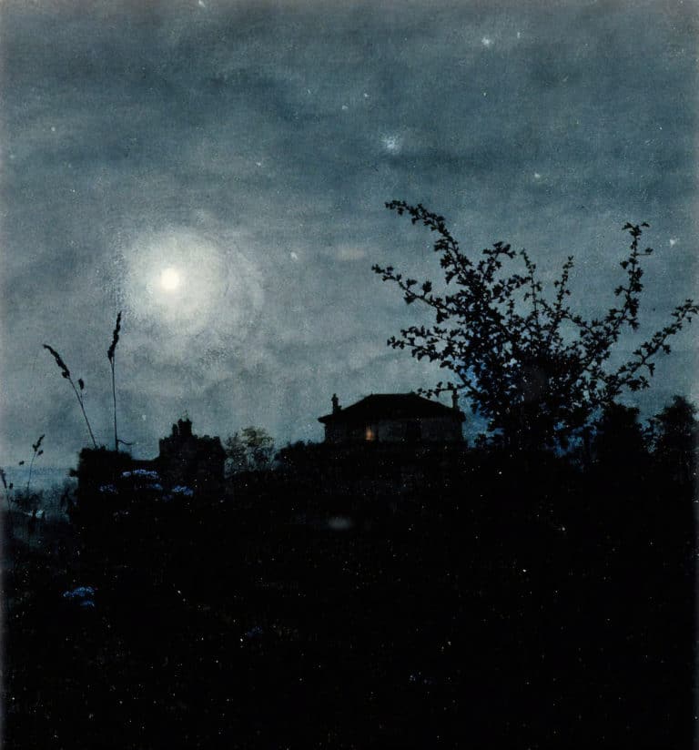Scène au clair de lune, Léon Bonvin (1866)