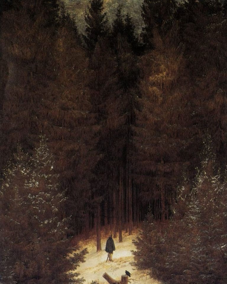 Dans la forêt, Caspar David Friedrich (1814)