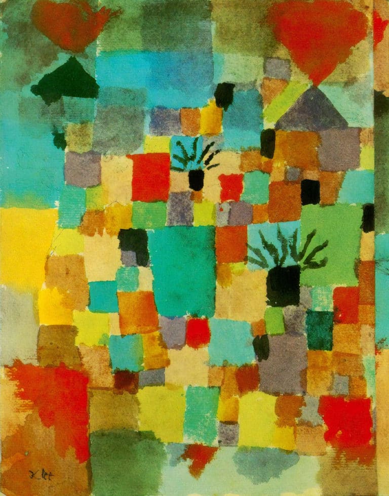 Jardins du Sud (tunisiens), Paul Klee (1932)