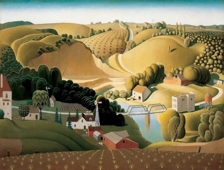 Stone City, Iowa, Grant Wood (1930)