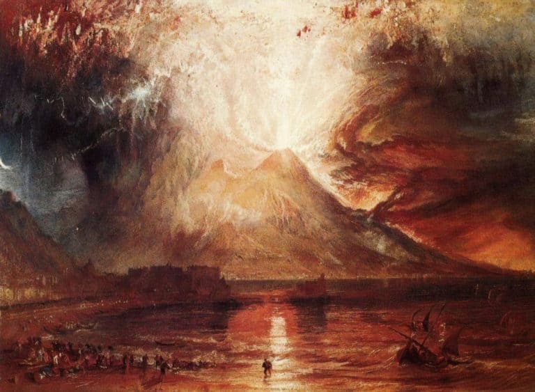 L'éruption du Vésuve, William Turner