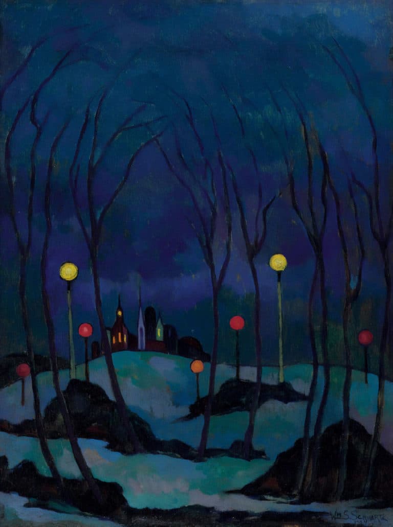 Soir d'hiver, William S. Schwartz (1924)