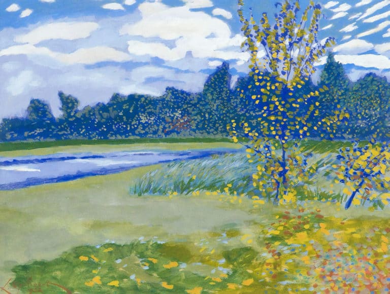 Le petit bois d'Ostende, Léon Spilliaert (1922)