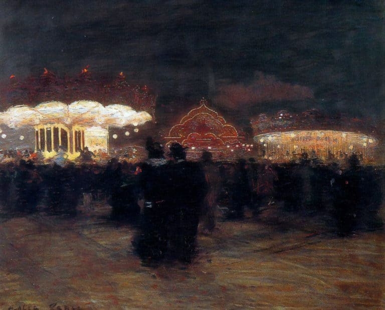 Luna Park, Paris, Giacomo Balla (1900)