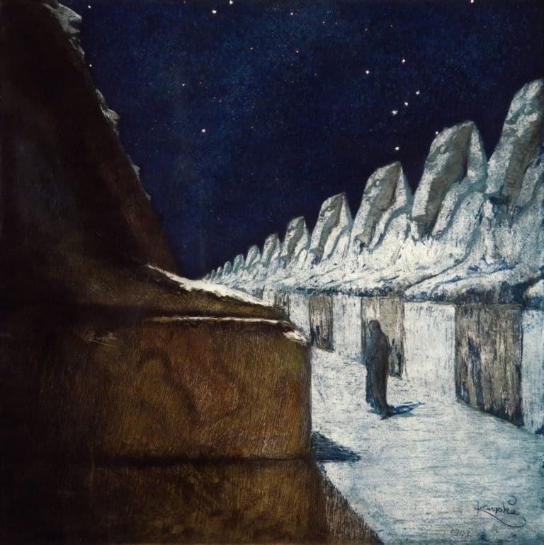 Chemin du silence, František Kupka (1900)