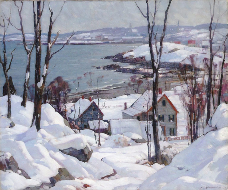 Rockport en hiver, Aldro Thompson Hibbard (1940)