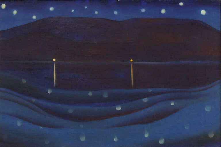 Nuit étoilée, lac George, Georgia O'Keeffe (1922)