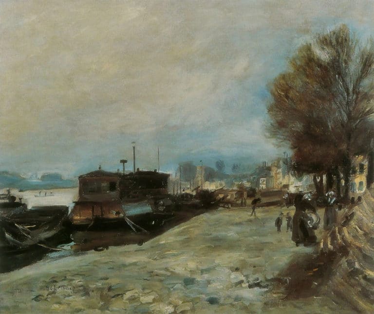 Bateau-lavoir sur la Seine, Auguste Renoir (1871)