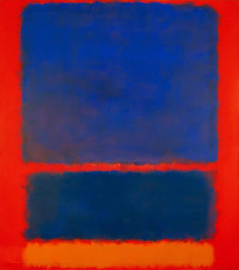 Bleu, orange, rouge, Mark Rothko (1961)