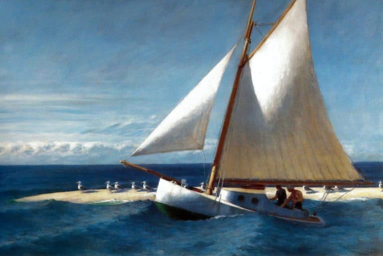 Canotage, Edward Hopper (1950)