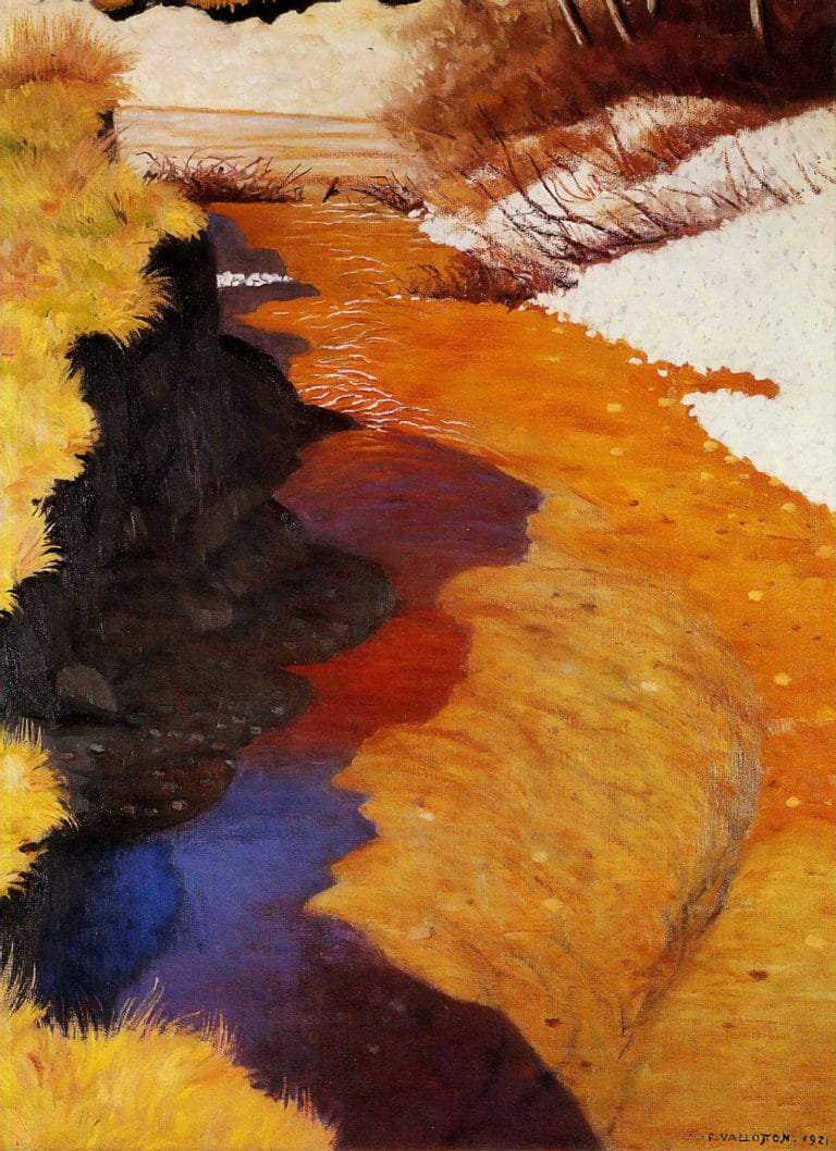 Cagnes vue de cheval, Félix Vallotton (1921)