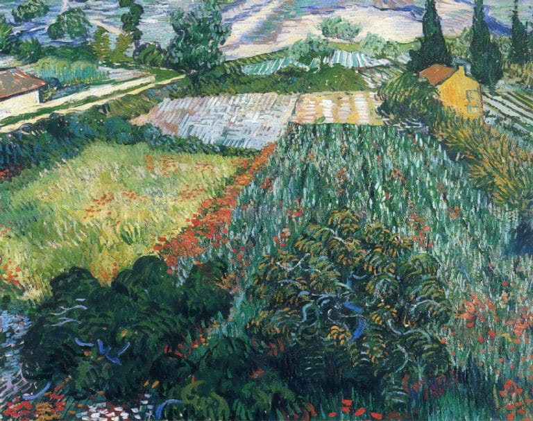 Champ de coquelicots, Vincent van Gogh (1889)