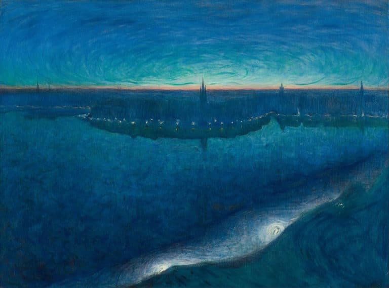 Aube sur le Riddarfjärden, Eugène Jansson (1899)