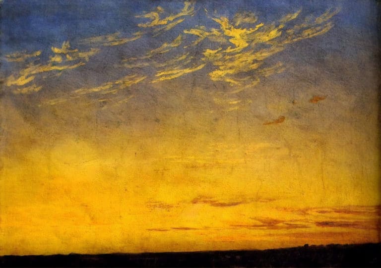 Soir, Caspar David Friedrich (1826)