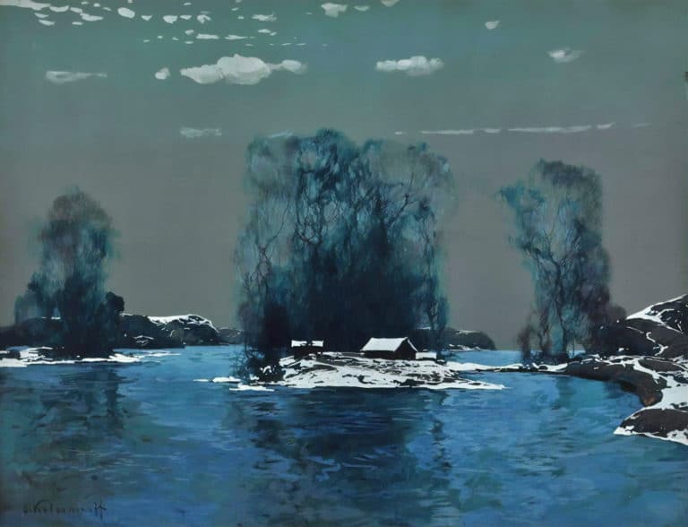 Lac en hiver, Stepan Fedorovich Kolesnikoff (1933)