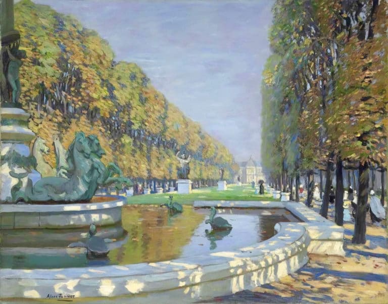 Le jardin du Luxembourg, Alice Maud Fanner (1901)