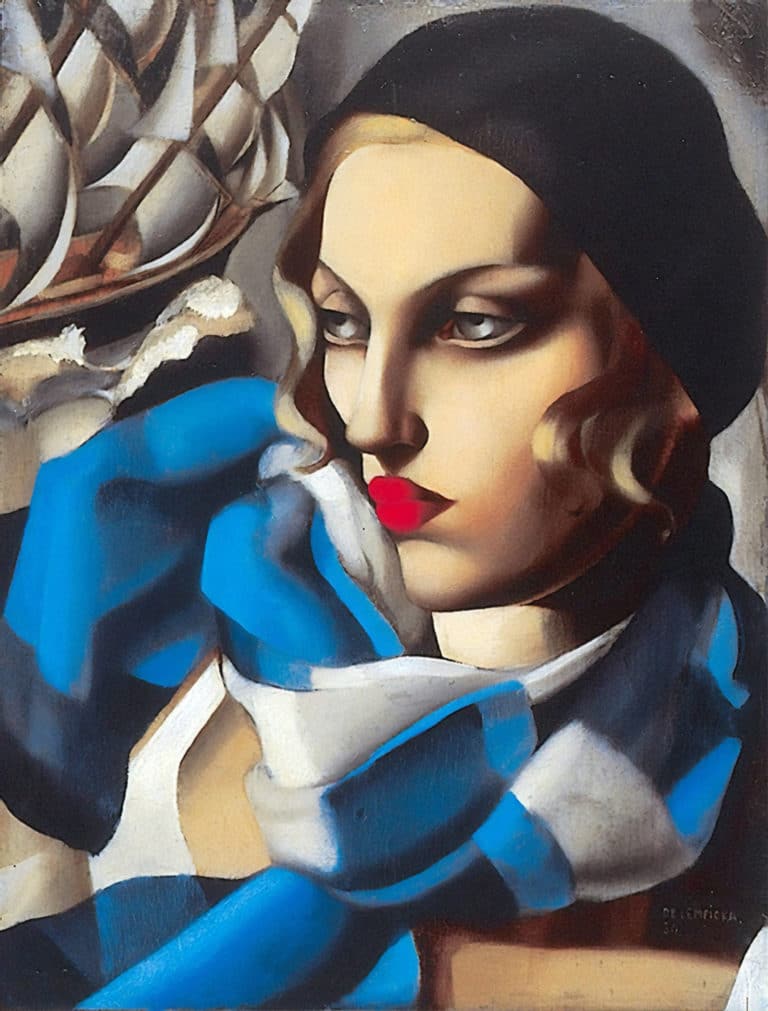 L'écharpe bleue, Tamara de Lempicka (1930)