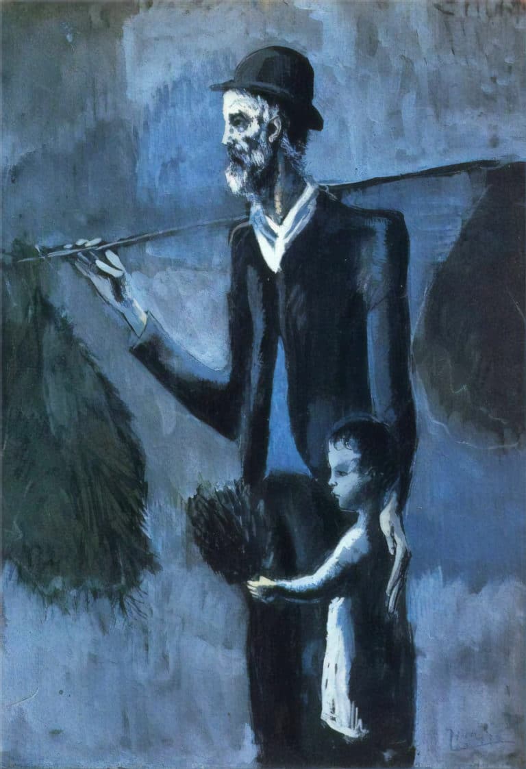 Marchand de gui, Pablo Picasso (1902)