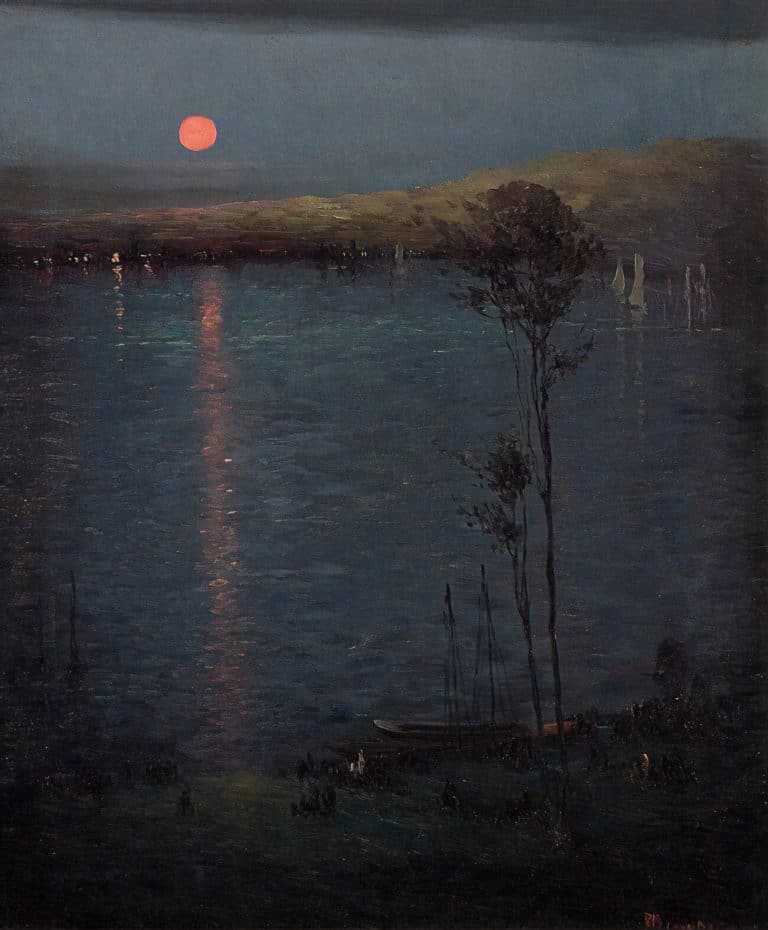 Lune sur le lac, Leon Dabo (1907)