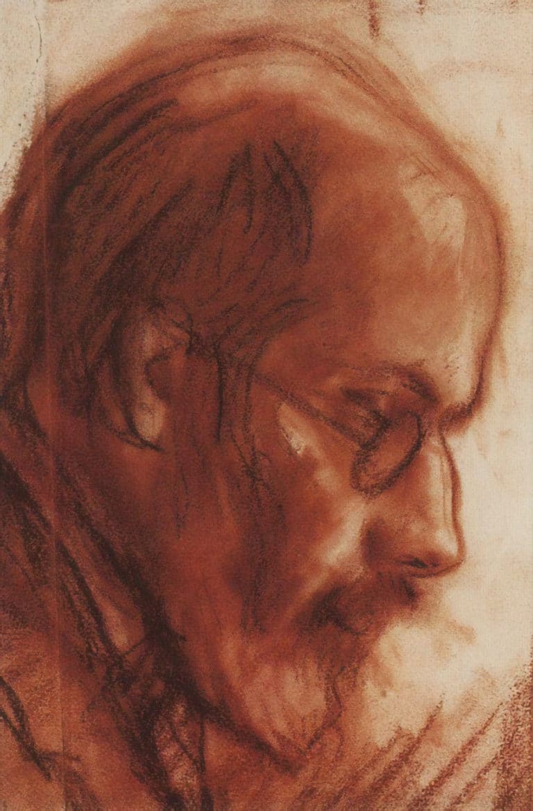 Portrait d'Alexandre Benois, Zinaïda Serebriakova (1924)