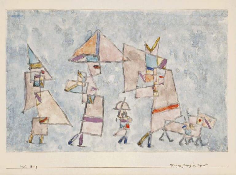 Promenade en Orient, Paul Klee (1932)