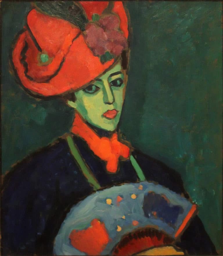 Schokko au chapeau rouge, Alexej von Jawlensky (1909)