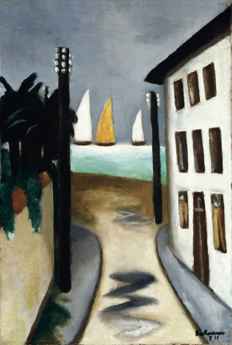 Petit paysage rural, Viareggio, Max Beckmann (1921)