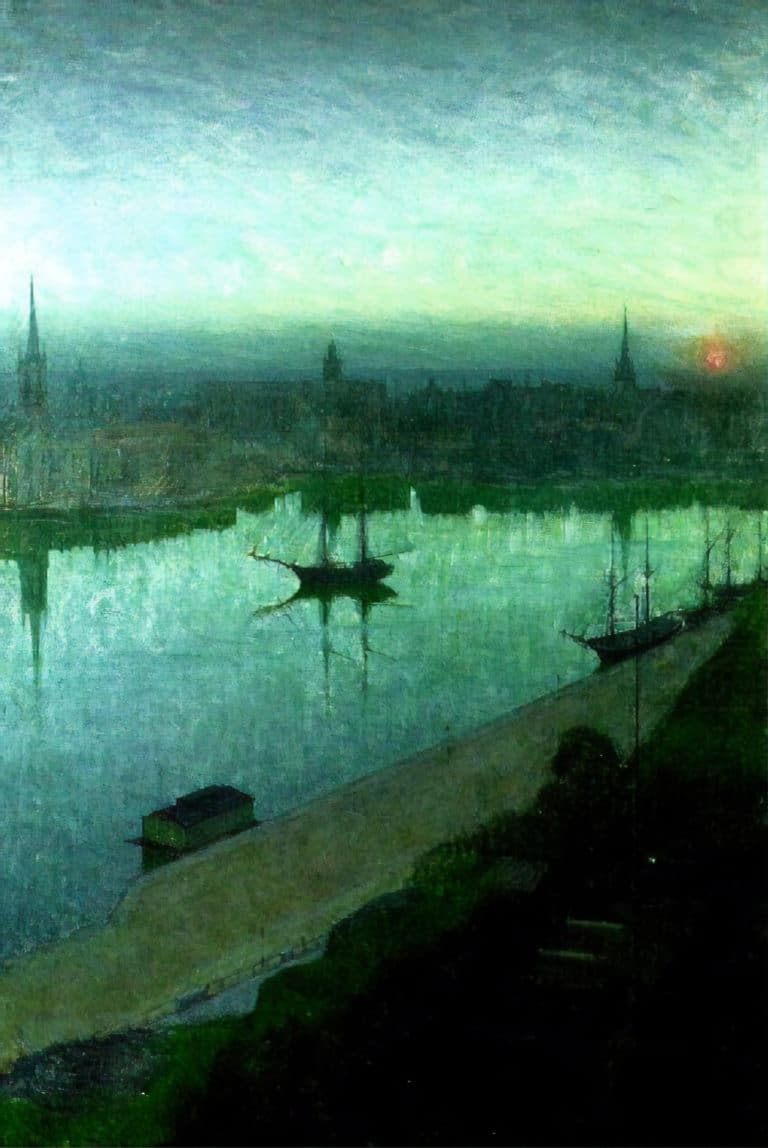 Lever de soleil, Eugène Jansson (1890)